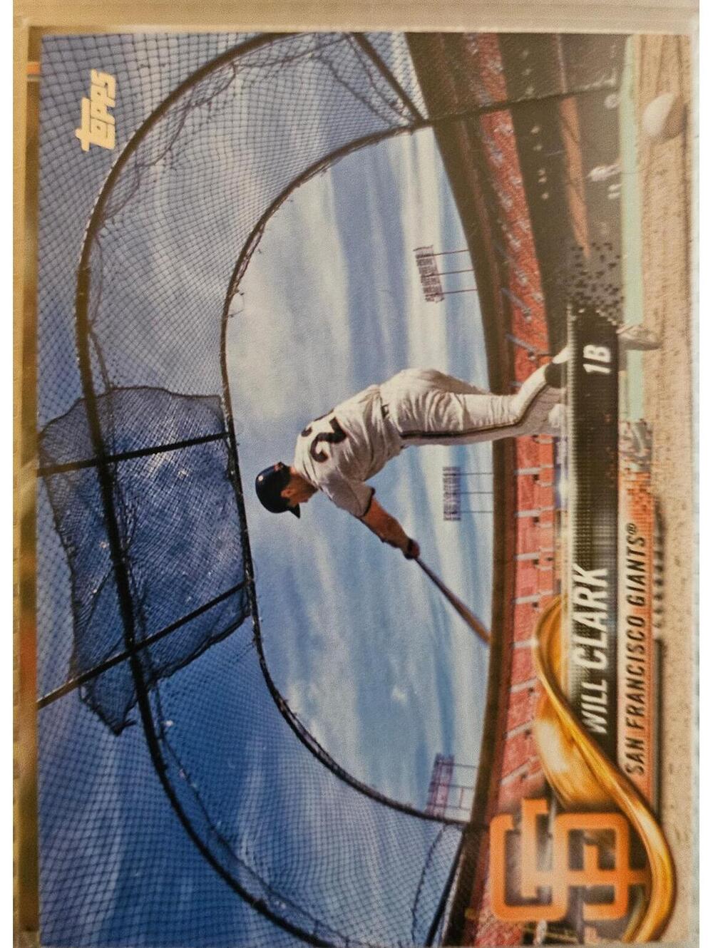 2018 Topps Update Will Clark Legend SP Variation #US197